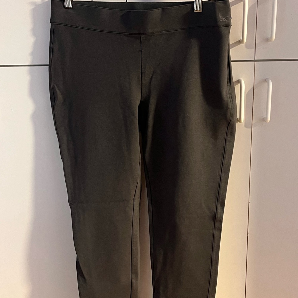 Black Stretch Ponte Pants